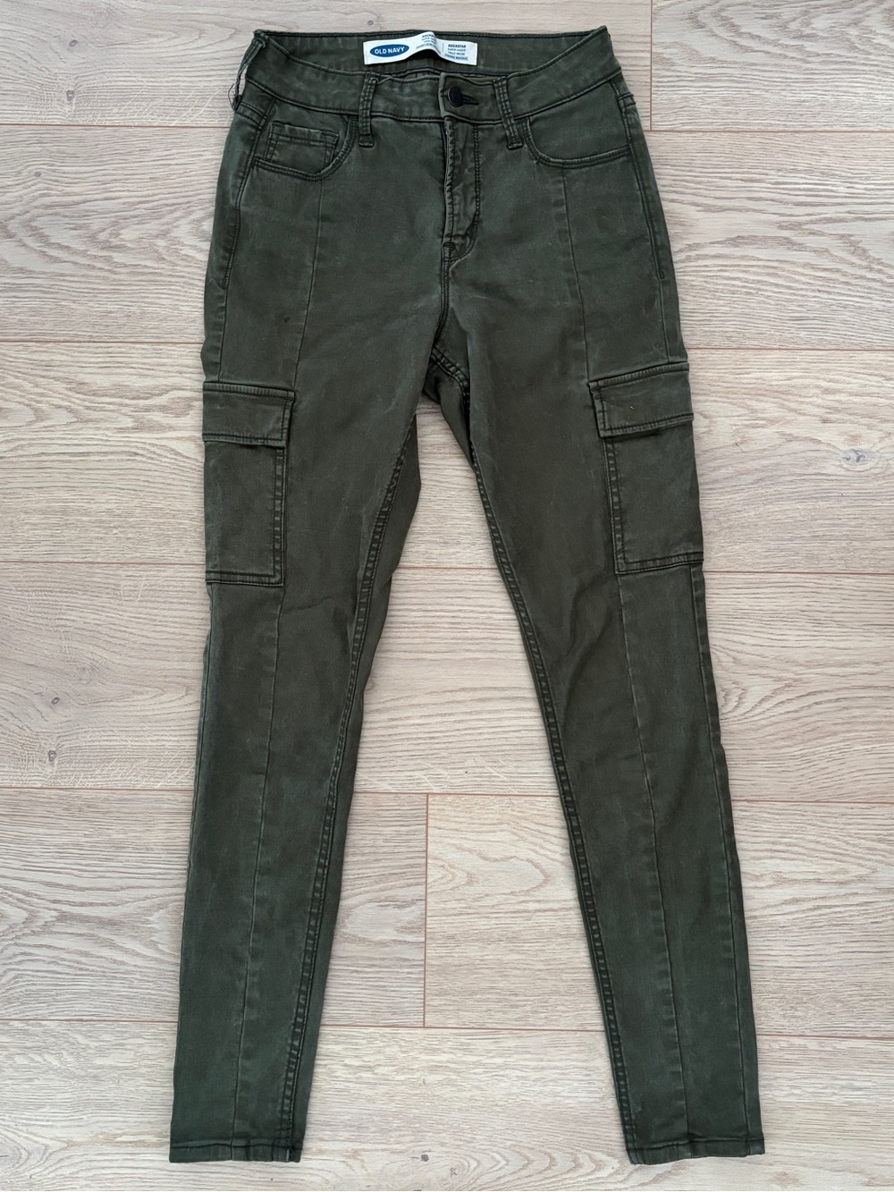 Old Navy Olive Skinny Cargo Jeans - Women